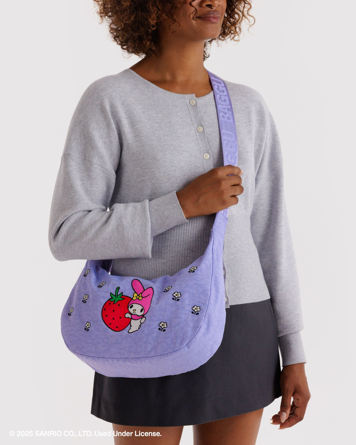 Medium Nylon Crescent Bag - Image 2