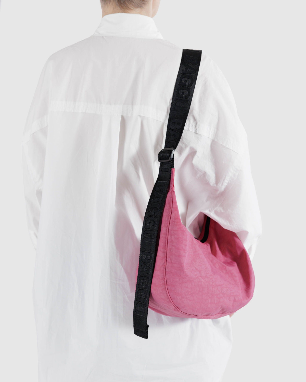 Medium Nylon Crescent Bag - Image 3