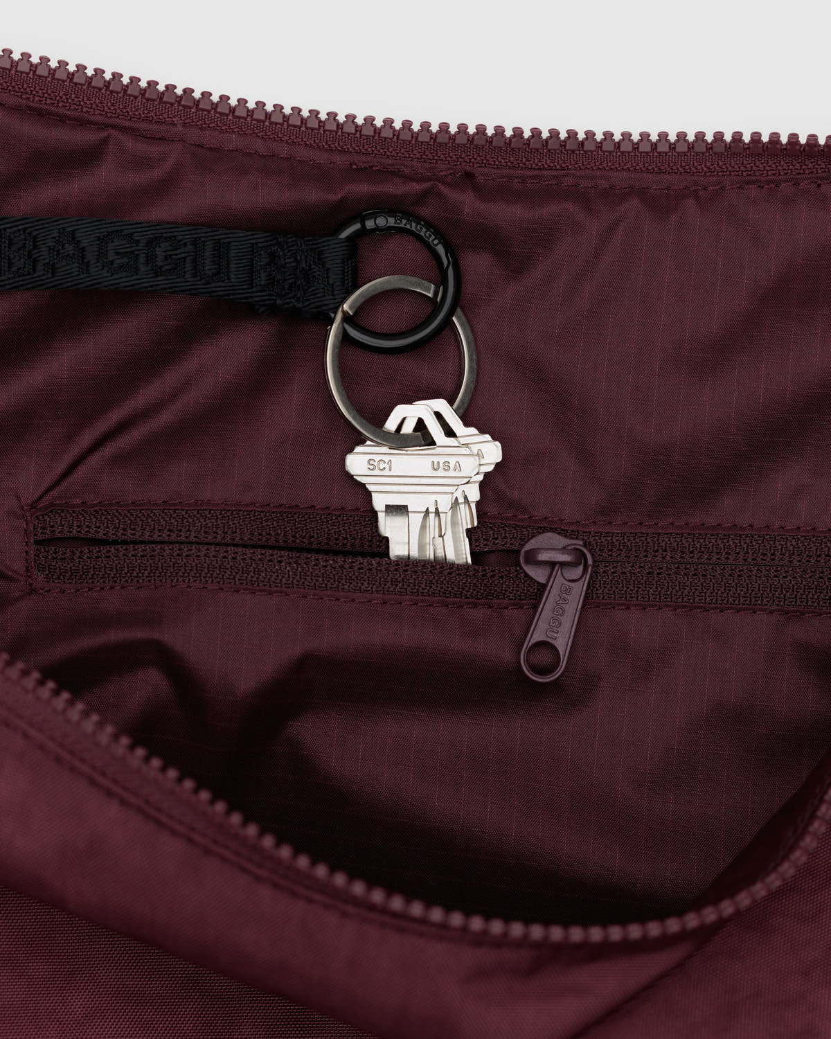 Large Nylon Crescent Bag - Image 3