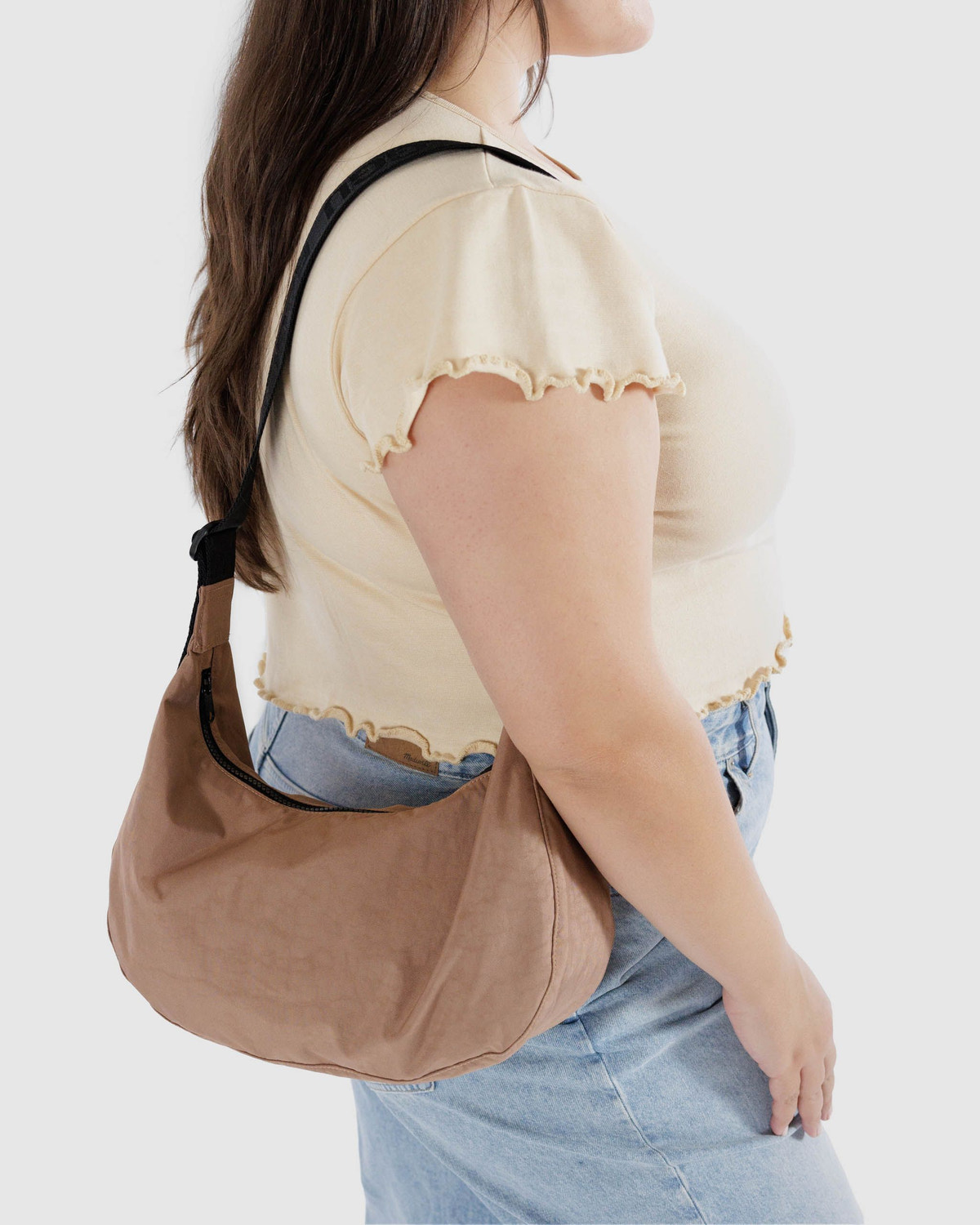 Medium Nylon Crescent Bag - Image 3