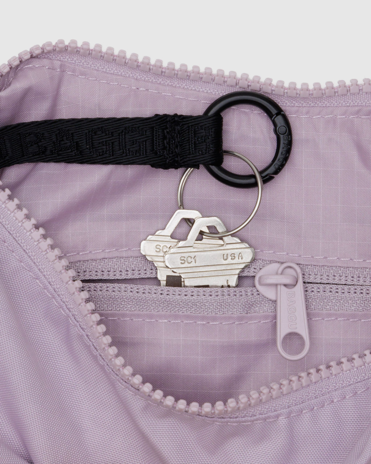Small Nylon Crescent Bag - Image 4
