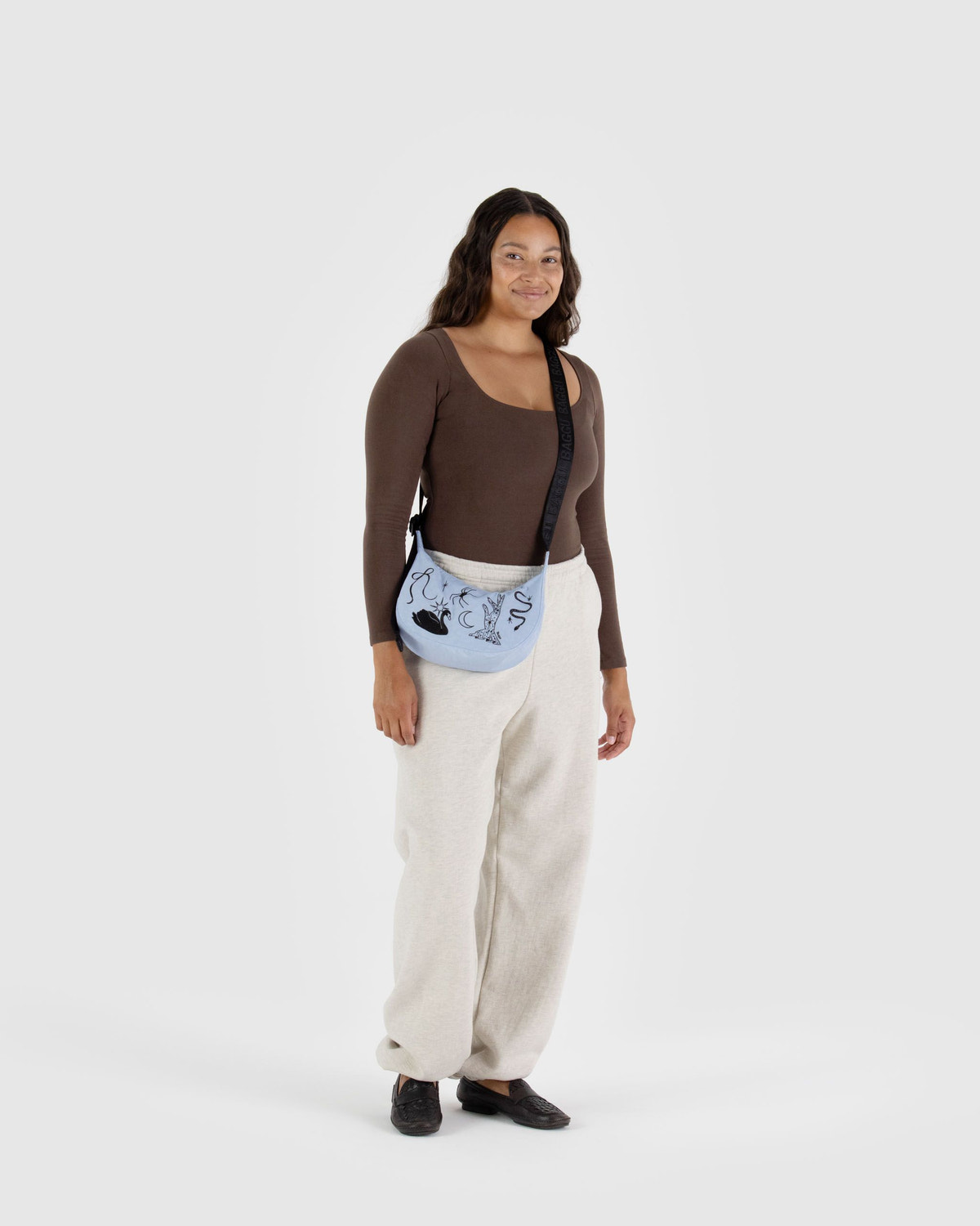 Small Nylon Crescent Bag - Image 2