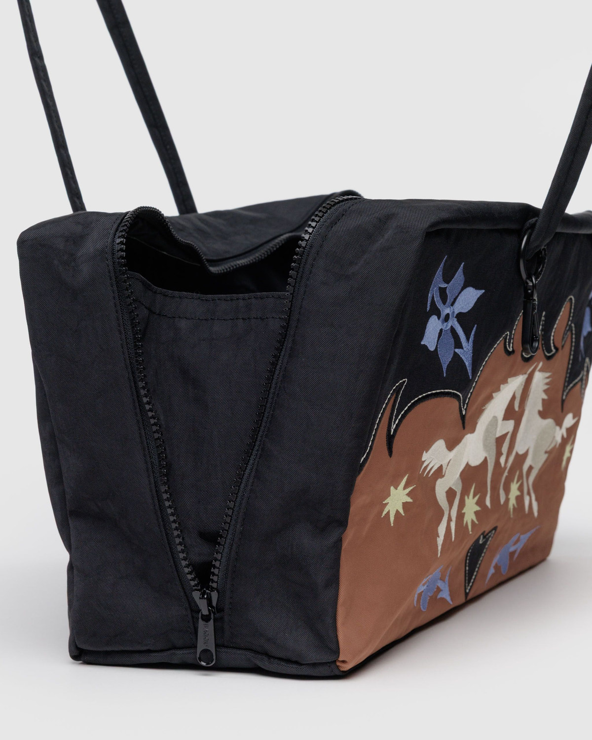 Medium Nylon Bowler Bag - Image 4
