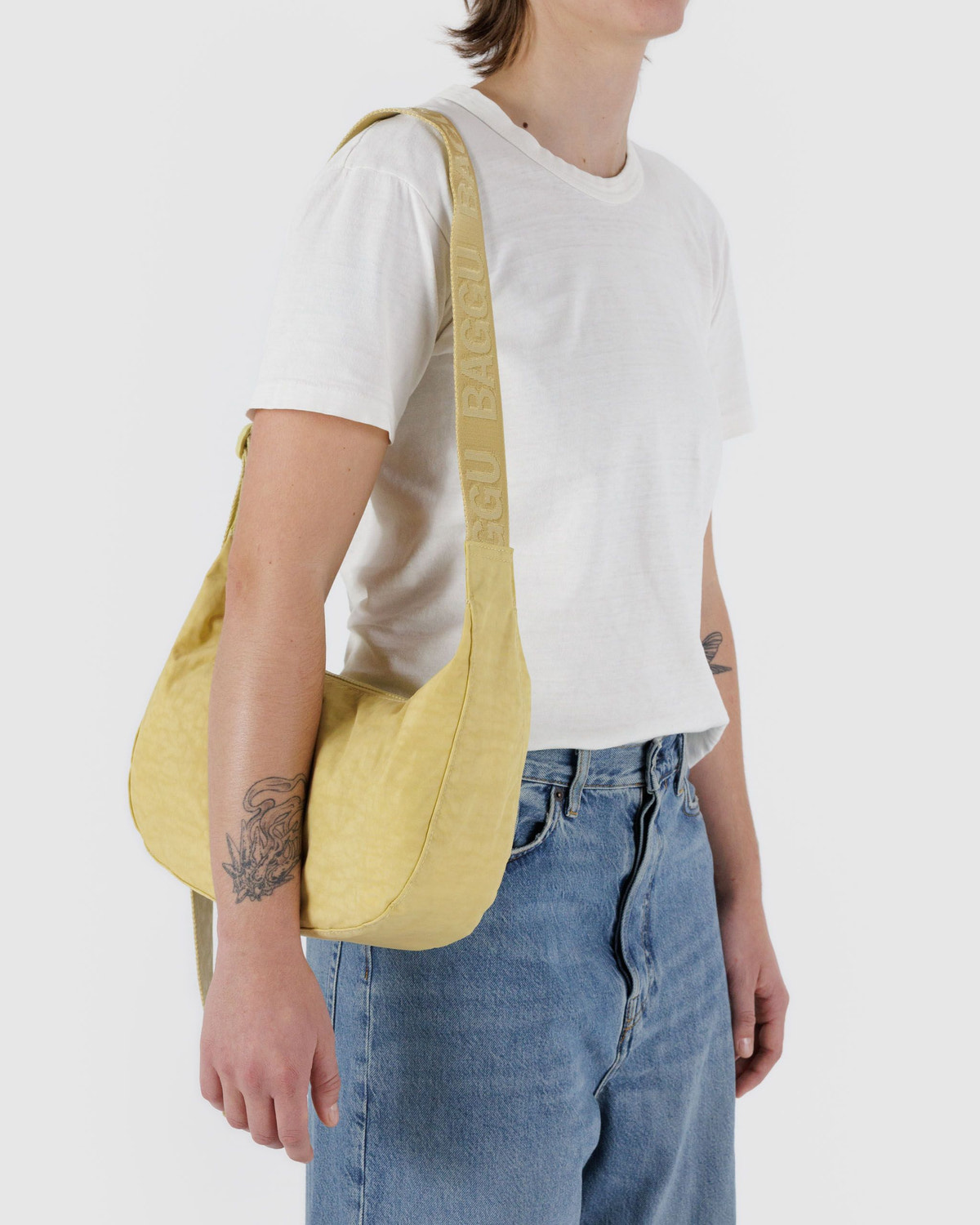 Medium Nylon Crescent Bag - Image 3