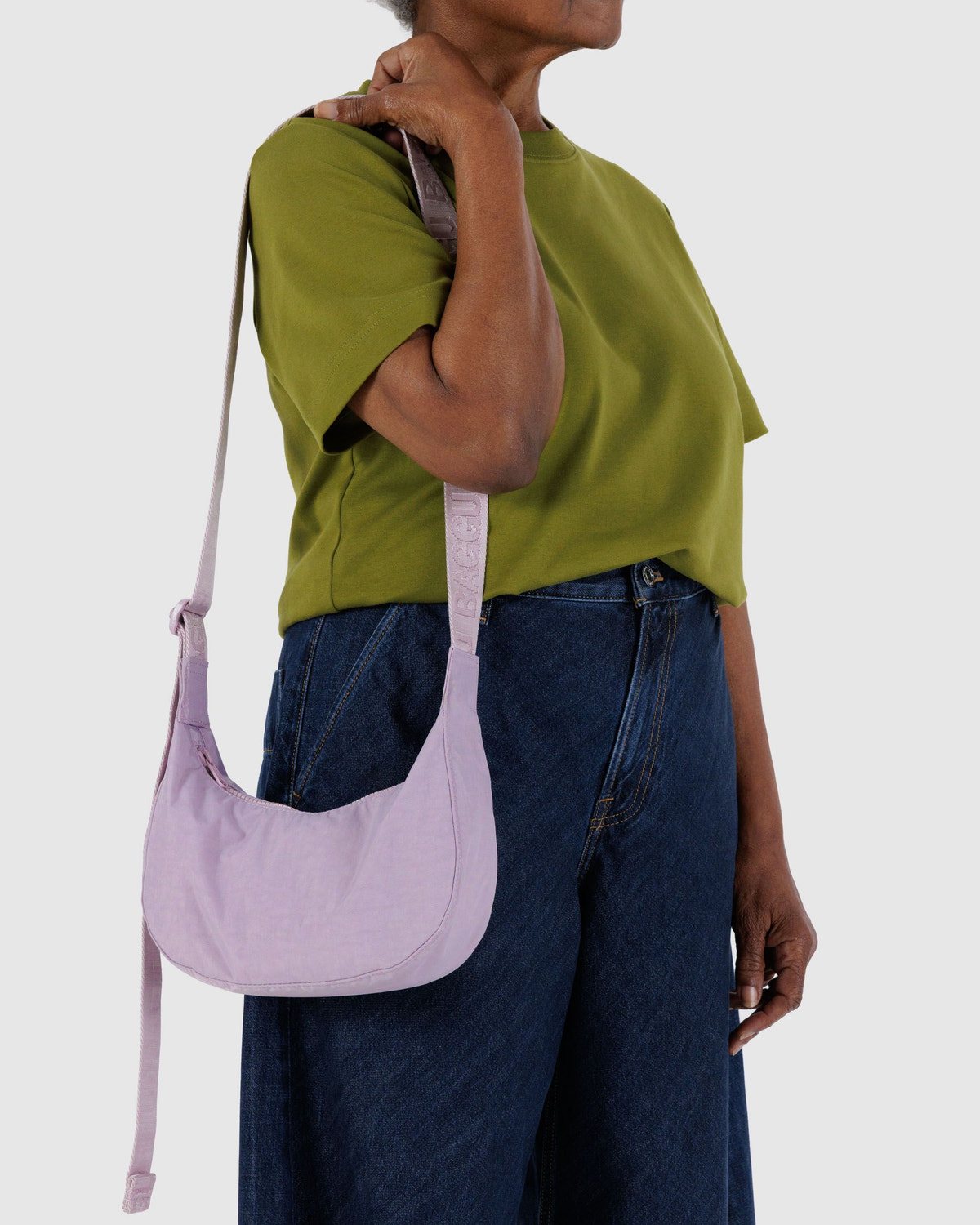 Small Nylon Crescent Bag - Image 3