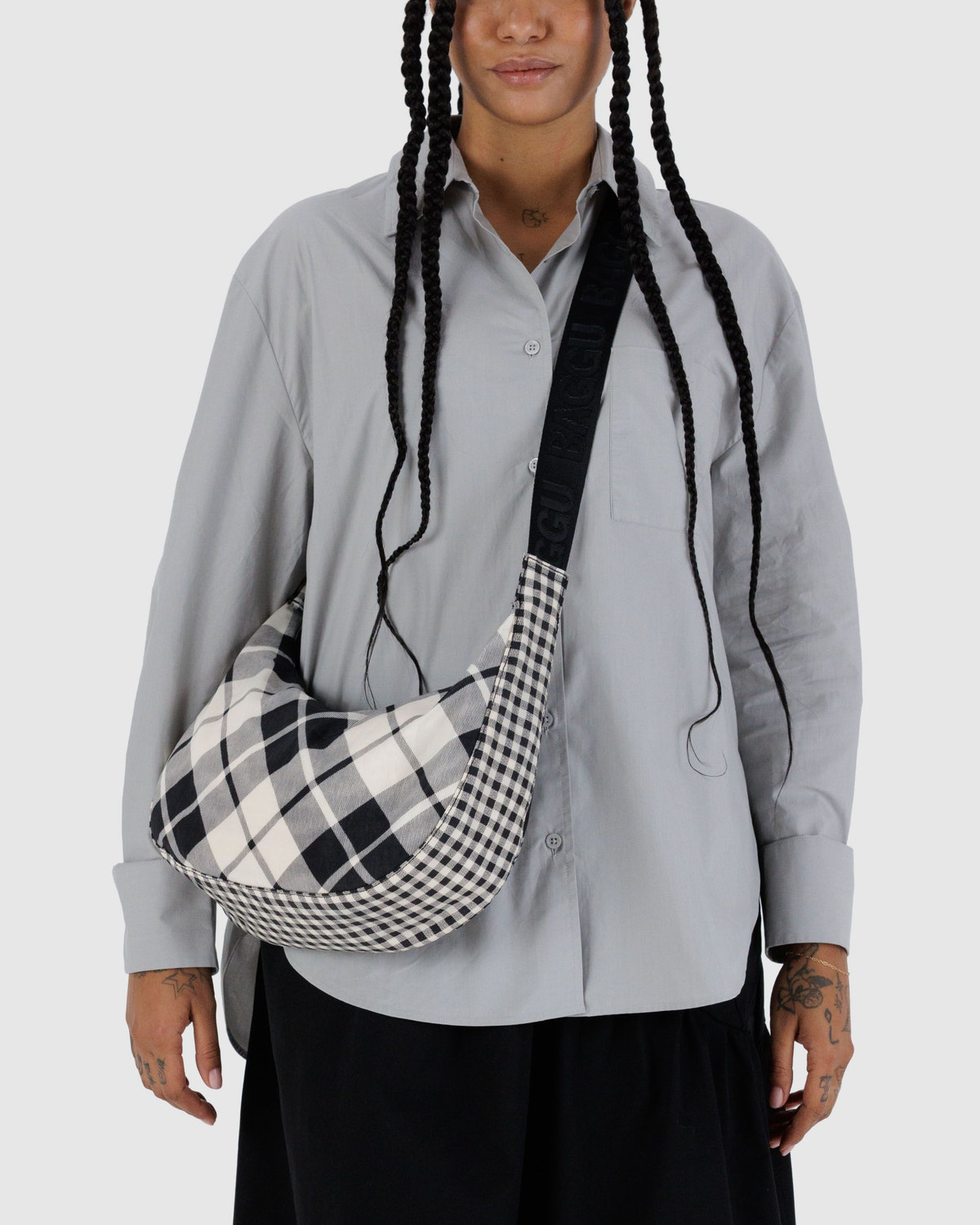 Medium Nylon Crescent Bag - Image 2