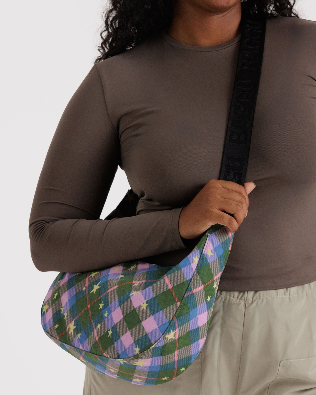 Medium Nylon Crescent Bag - Image 2